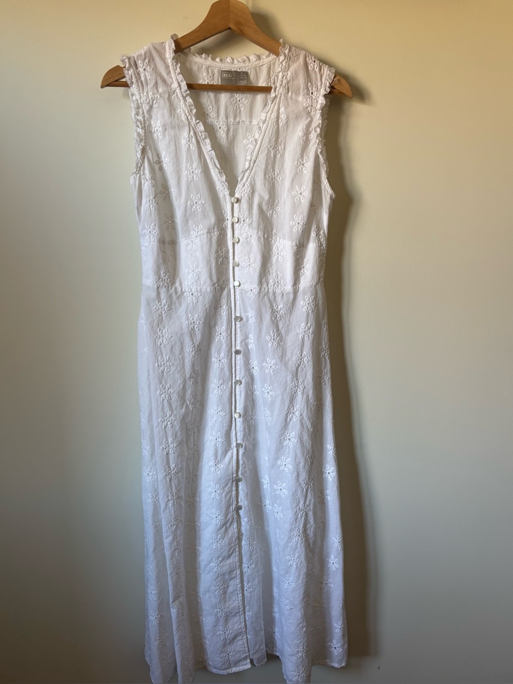 ASOS Cotton Eyelet Dress